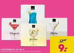 Xenos Cocktailglazen set van 4 aanbieding