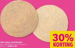 Xenos Alle rieten vloerkleden aanbieding