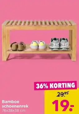 Xenos Bamboe schoenenrek aanbieding