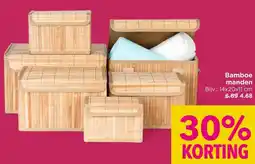 Xenos Bamboe manden aanbieding