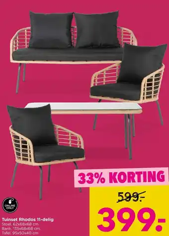 Xenos Tuinset Rhodos 11-delig aanbieding