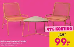 Xenos Balkonset Marbella 3-delig aanbieding