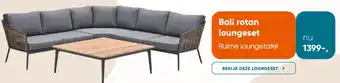 Van der Garde tuinmeubelen Bali rotan loungeset aanbieding