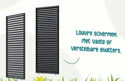Van der Garde tuinmeubelen Louvre schermen. Met vaste of verstelbare shutters. aanbieding