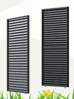 Van der Garde tuinmeubelen Louvre schermen. Met vaste of verstelbare shutters. aanbieding
