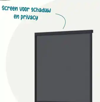 Van der Garde tuinmeubelen Screen voor schaduw en privacy aanbieding
