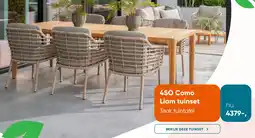 Van der Garde tuinmeubelen 4SO Como Liam tuinset aanbieding
