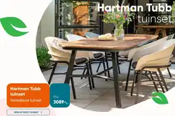 Van der Garde tuinmeubelen Hartman Tubb tuinset aanbieding
