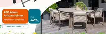 Van der Garde tuinmeubelen 4SO Allora Arizona tuinset aanbieding