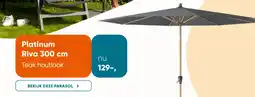 Van der Garde tuinmeubelen Platinum Riva 300 cm aanbieding