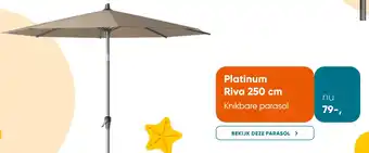 Van der Garde tuinmeubelen Platinum Riva 250 cm aanbieding
