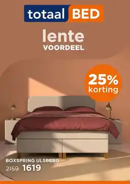 TotaalBED Boxspring Ulsberg aanbieding