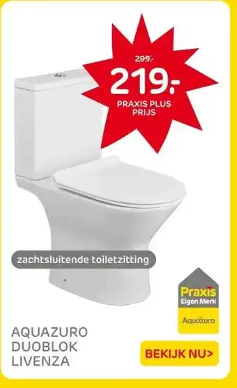 Praxis AQUAZURO DUOBLOK LIVENZA aanbieding