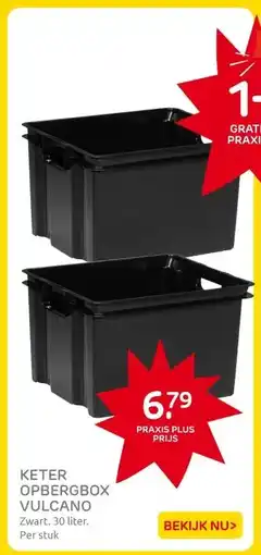 Praxis KETER OPBERGBOX VULCANO aanbieding