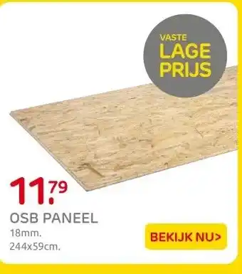 Praxis OSB PANEEL aanbieding