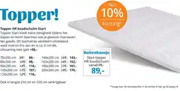 NLslaapt Topper HR koudschuim Start aanbieding