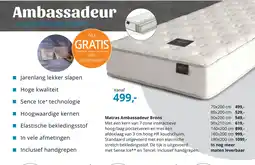 NLslaapt Matras Ambassadeur Brons aanbieding