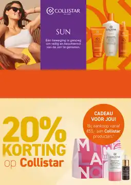 Mooi parfumerie 20% KORTING op Collistar aanbieding
