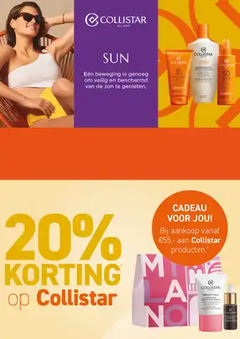 Mooi parfumerie 20% KORTING op Collistar aanbieding