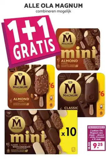 MCD Supermarkt ALLE OLA MAGNUM aanbieding