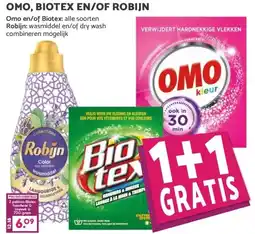 MCD Supermarkt OMO, BIOTEX EN/OF ROBIJN aanbieding