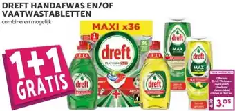 MCD Supermarkt DREFT HANDAFWAS EN/OF VAATWASTABLETTEN aanbieding