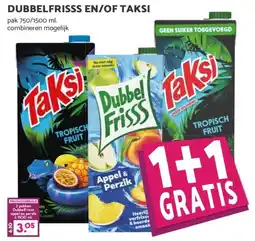 MCD Supermarkt DUBBELFRISSS EN/OF TAKSI aanbieding