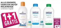 MCD Supermarkt ALLE ODOREX, SANICUR EN/OF MELKMEISJE aanbieding