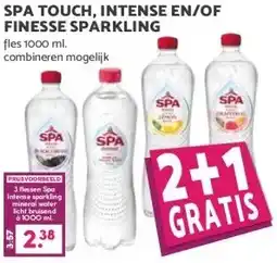 MCD Supermarkt SPA TOUCH, INTENSE EN/OF FINESSE SPARKLING aanbieding