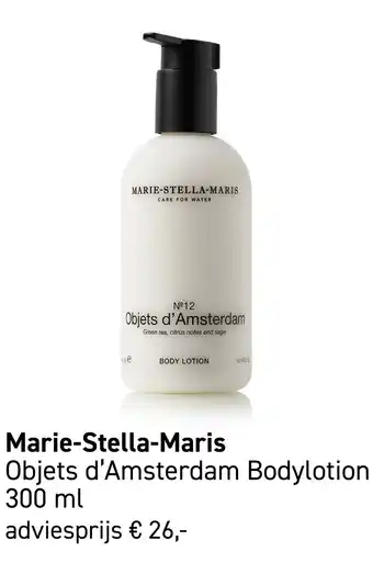Mooi parfumerie Marie-Stella-Maris Objets d'Amsterdam Bodylotion aanbieding