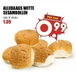 MCD Supermarkt ALLEDAAGS WITTE SESAMBOLLEN aanbieding