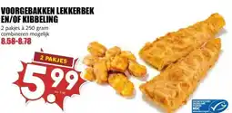 MCD Supermarkt VOORGEBAKKEN LEKKERBEK EN/OF KIBBELING aanbieding