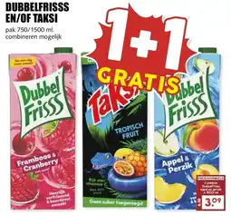 MCD Supermarkt DUBBELFRISSS EN/OF TAKSI aanbieding
