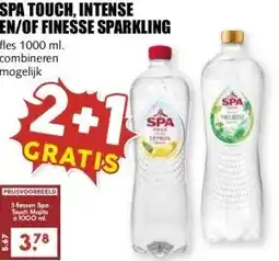 MCD Supermarkt SPA TOUCH, INTENSE EN/OF FINESSE SPARKLING aanbieding