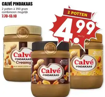 MCD Supermarkt CALVÉ PINDAKAAS aanbieding