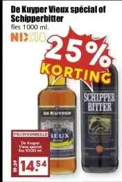 MCD Supermarkt De Kuyper Vieux spécial of Schipperbitter aanbieding