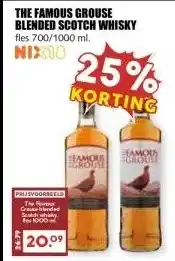 MCD Supermarkt THE FAMOUS GROUSE BLENDED SCOTCH WHISKY aanbieding