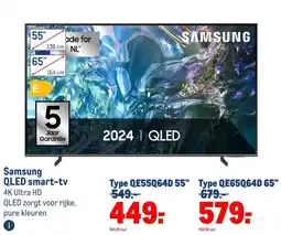 Makro Samsung QLED smart-tv aanbieding