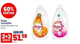 Makro Robijn wasmiddel aanbieding