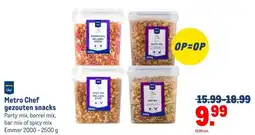 Makro Metro Chef gezouten snacks aanbieding