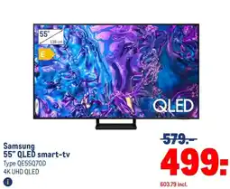 Makro Samsung 55 QLED smart-tv aanbieding