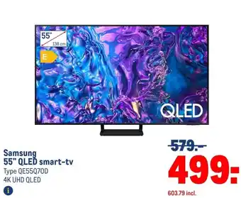 Makro Samsung 55 QLED smart-tv aanbieding