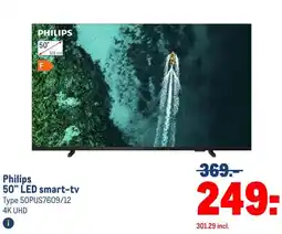 Makro Philips 50 LED smart-tv aanbieding