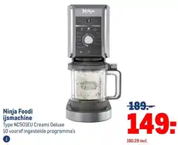 Makro Ninja Foodi ijsmachine aanbieding