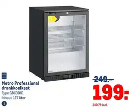 Makro Metro Professional drankkoelkast aanbieding