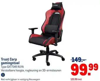 Makro Trust Corp gamingstoel aanbieding