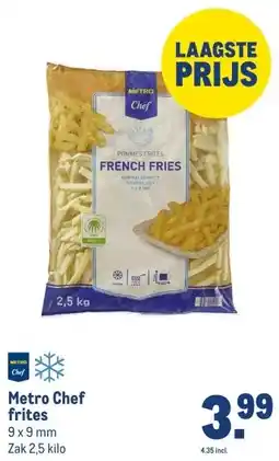 Makro Metro Chef frites aanbieding