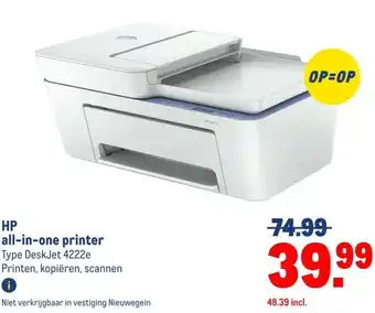 Makro HP all-in-one printer aanbieding