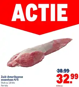 Makro Zuid-Amerikaanse ossenhaas 4/5 aanbieding
