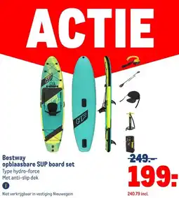 Makro Bestway opblaasbare SUP board set aanbieding